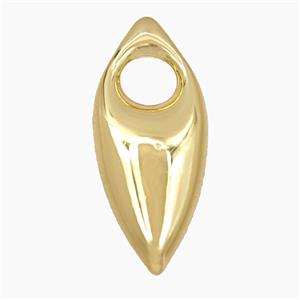 Copper Pendant, Gold Plated, approx 16-38mm