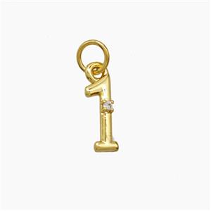 Copper Pendant, Gold Plated, approx 5-11mm