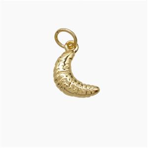Copper Pendant, Gold Plated, approx 8-11mm