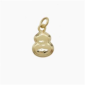 Copper Pendant, Gold Plated, approx 7-9mm