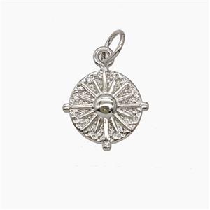 Copper Pendant, Gold Plated, approx 10mm