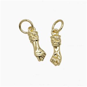 Copper Pendant, Gold Plated, approx 4-11mm
