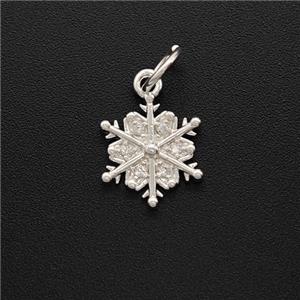 Copper Pendant Pave zircon, Gold Plated, approx 10mm