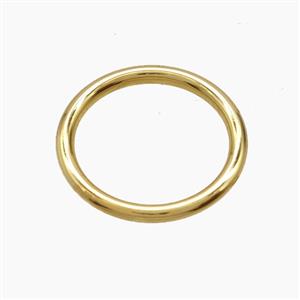 Copper Rings Connector Gold Plated, approx 21mm