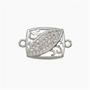 Copper Pendant Pave Zircon, Gold Plated, approx 12-14mm