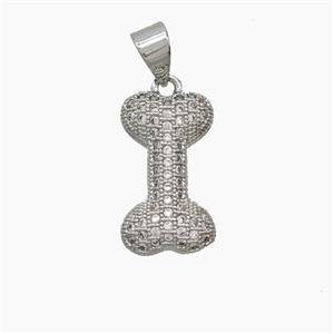 Copper Pendant Pave Zircon, Gold Plated, approx 9-16mm