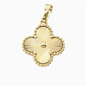 Copper Pendant Gold Plated, approx 15mm