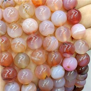 Red Agate Beads Smooth Round Dye, approx 14mm