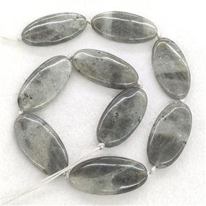 Natural Labradorite Oval Beads, approx 20-40mm