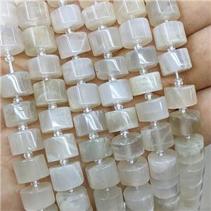 Natural Moonstone Heishi Beads WhiteGray, approx 10-12mm