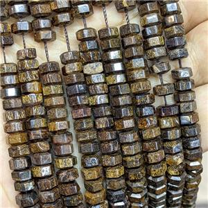 Natural Bronzite Hexagon Beads, approx 7mm