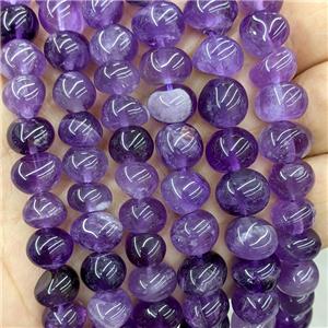 Natural Purple Amethyst Chips Beads Freeform, approx 7-9mm