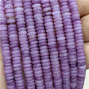 Jade Heishi Beads Lavender Dye, approx 6mm