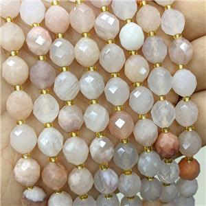 Natural Pink Aventurine Beads Faceted Rice, approx 8-10mm