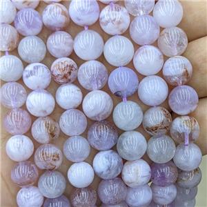 Natural Purple Chalcedony Beads Smooth Round, approx 15mm