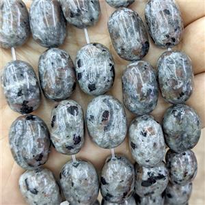 Natural Yooperlite Flame Jasper Barrel Beads, approx 15-20mm