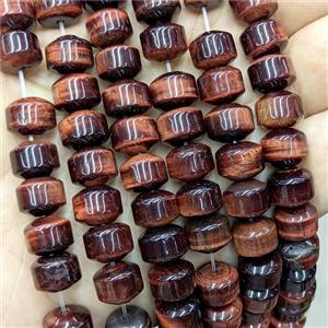 Red Tiger Eye Stone Heishi Beads, approx 10mm