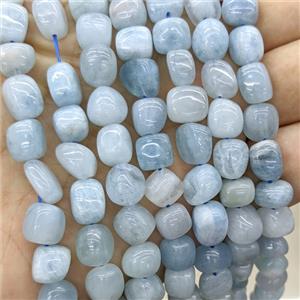 Natural Blue Aquamarine Chips Beads Freeform, approx 8-9mm