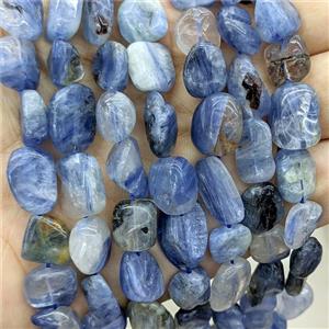 Natural Blue Kyanite Chips Beads Freeform, approx 9-14mm