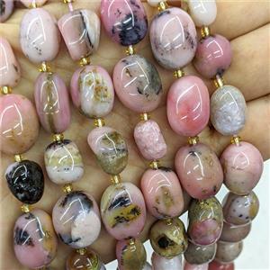 Natural Pink Opal Nugget Beads Freeform, approx 10-15mm