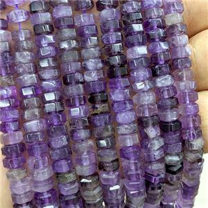 Natural Purple Amethst Hexagon Beads, approx 6mm
