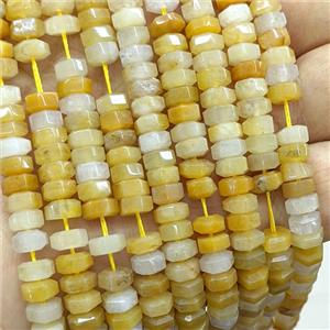 Natural Yellow Aventurine Hexagon Beads, approx 6mm