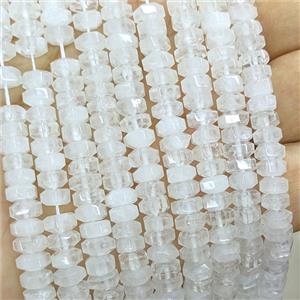 Natural Clear Quartz Hexagon Beads, approx 6mm