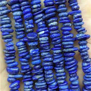 Natural Blue Lapis Lazuli Chips Beads Freeform Dye, approx 5-8mm