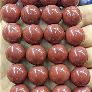 Natural Red Jasper Round Beads Smooth, approx 18mm
