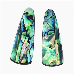 Abalone Shell Teardrop Pendant, approx 12-40mm