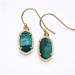 Gemstone Earring Hoop, Gold Plated, approx 9-16mm