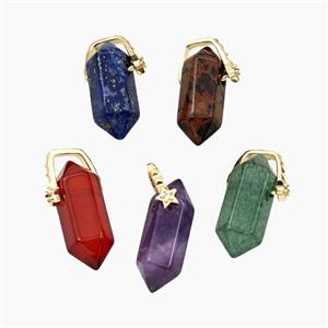 Gemstone Bead Pave Zircon, approx 8-21mm