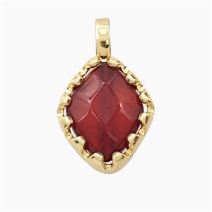 Gemstone Bead Pave Zircon, approx 13-21mm
