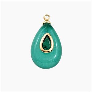 Gemstone Bead Pave Zircon, approx 10-16mm