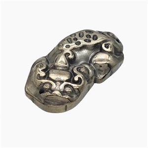 Hematite Pixiu Decoration No-Hole, approx 18-33mm