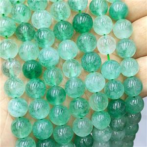 Green Quartzite Jade Round Beads Smooth Dye, approx 14mm