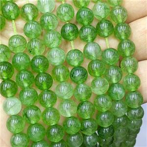 Green Quartzite Jade Round Beads Smooth Dye, approx 14mm