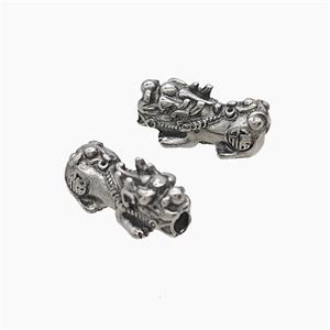 Raw Stainless Steel Pixiu Beads, approx 7-15mm