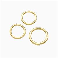 Copper Jumprings Gold Plated, approx 10mm, 1.2mm thickness