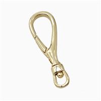 Copper Carabiner Clasp Gold Plated, approx 10-30mm