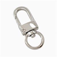 Copper Carabiner Clasp Platinum Plated, approx 15-40mm