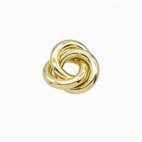 Copper Ring Beads Gold Plated, approx 12mm