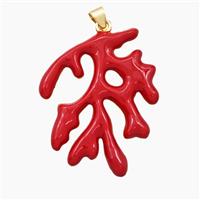 Copper Pendant Pave Zircon, Gold Plated, approx 30-35mm