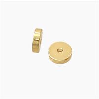 Copper Heishi Spacer Beads Gold Plated, approx 6mm
