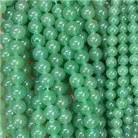 Natural Green Aventurine Beads Smooth Round, approx 8mm dia