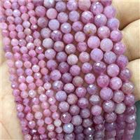 Natural Ruby Beads AA-Grade Red Faceted Round, approx 6.5mm