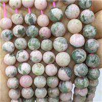 Natural Pink Rose Quartzite Beads Smooth Round, approx 10mm