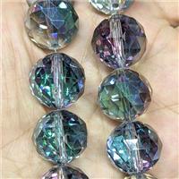 Crystal Glass Beads Faceted Round, approx 20mm dia